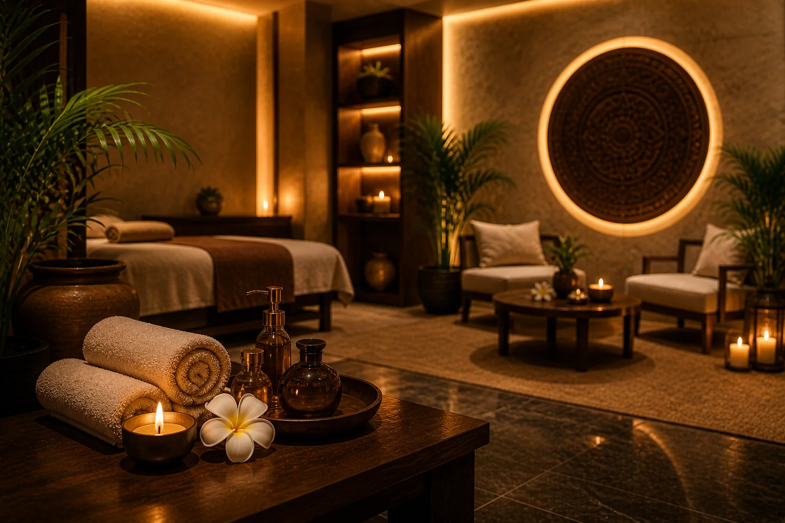 Luxury spa treatment room — Novel Wellness Spa, Hamdan Shopping Center Abu Dhabi