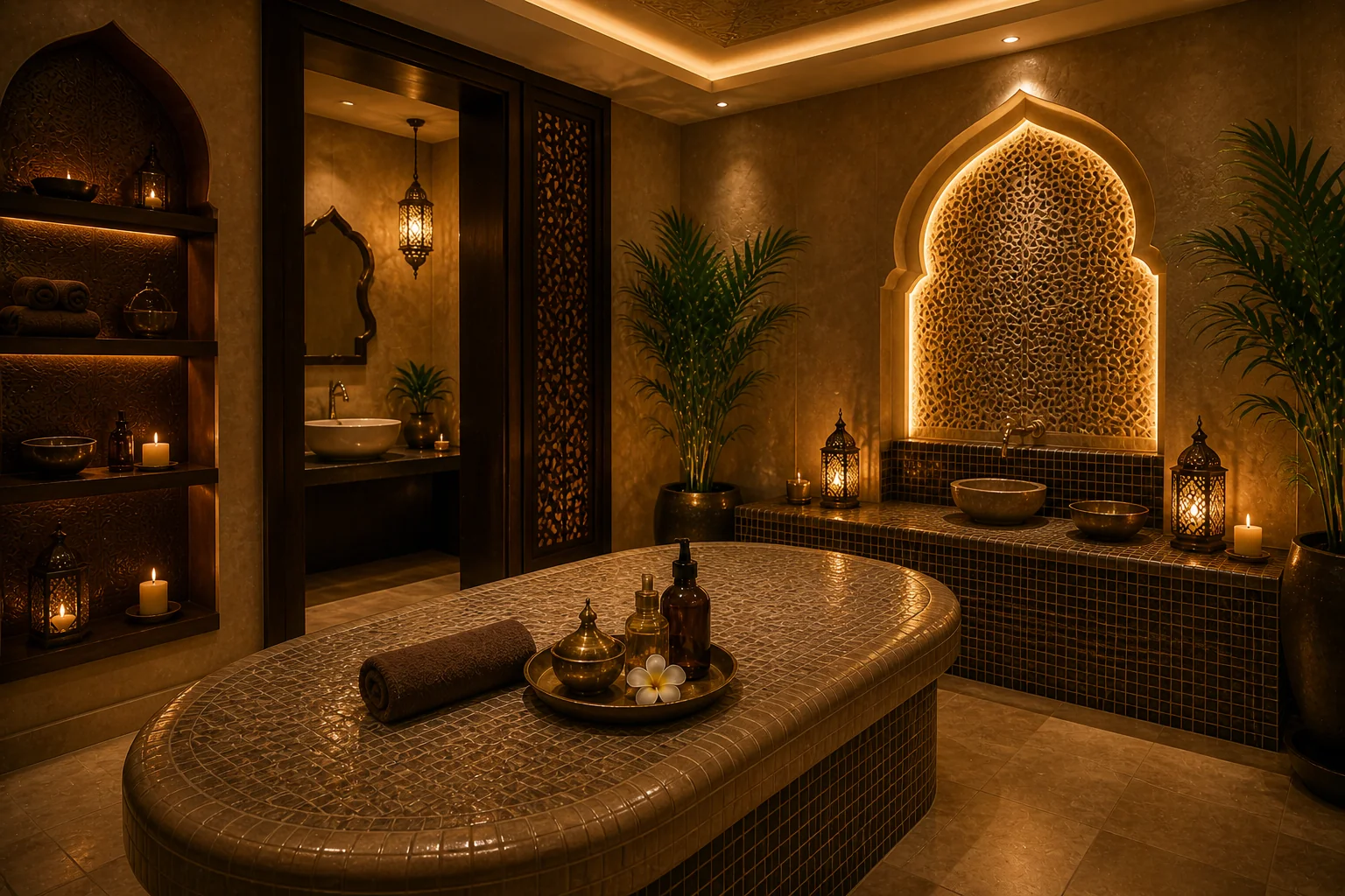 Luxury spa suite interior — Novel Wellness Spa near Hamdan Shopping Center Abu Dhabi