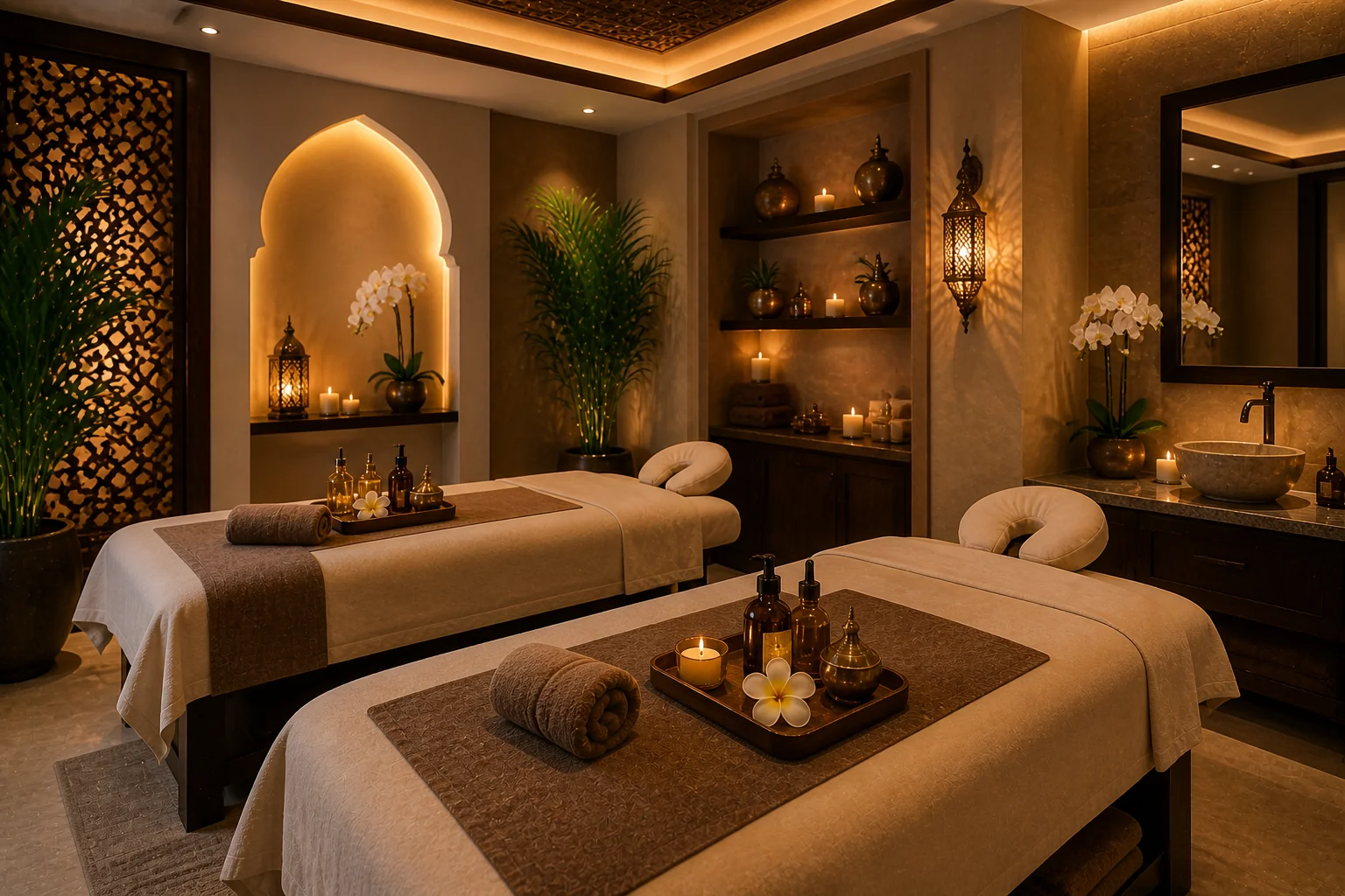 Relaxation room at Novel Wellness Spa near Al Danah Abu Dhabi