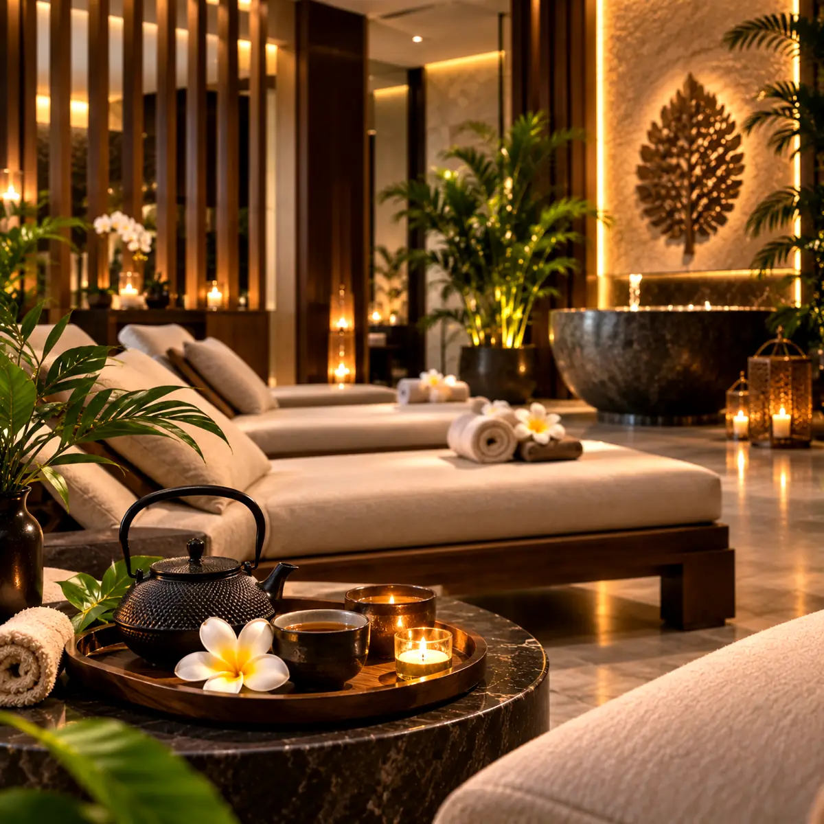 Novel Wellness Spa location lounge in Hamdan Shopping Center