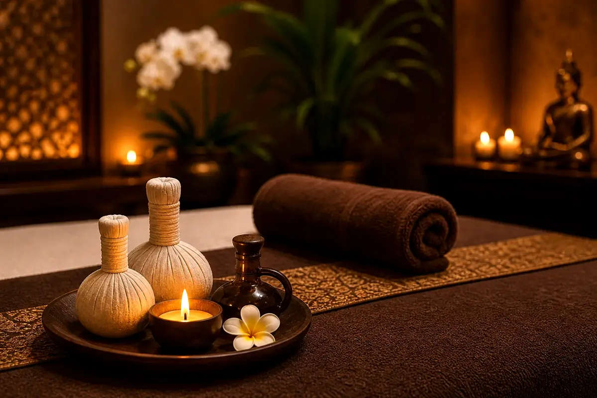 Thai massage package in Abu Dhabi with herbal compress